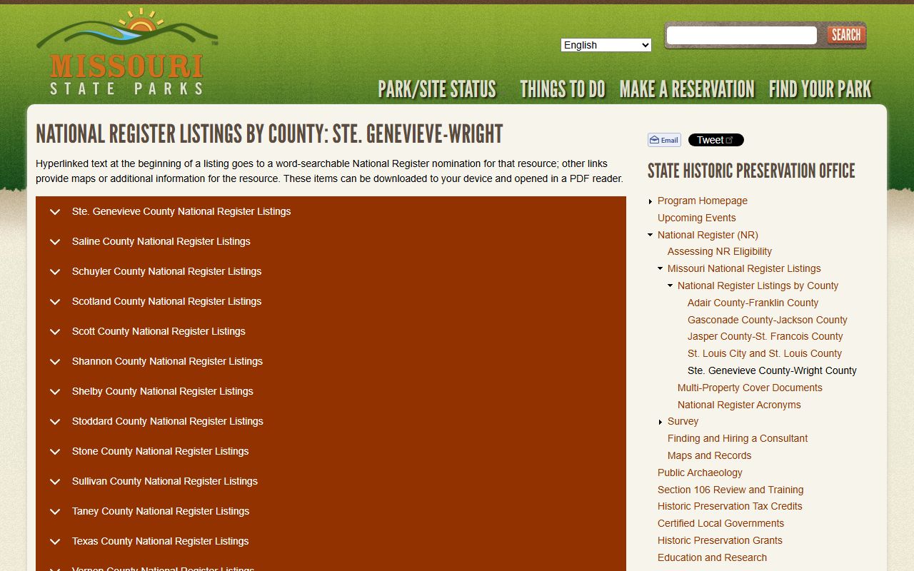Scott County court records and National Register listing context