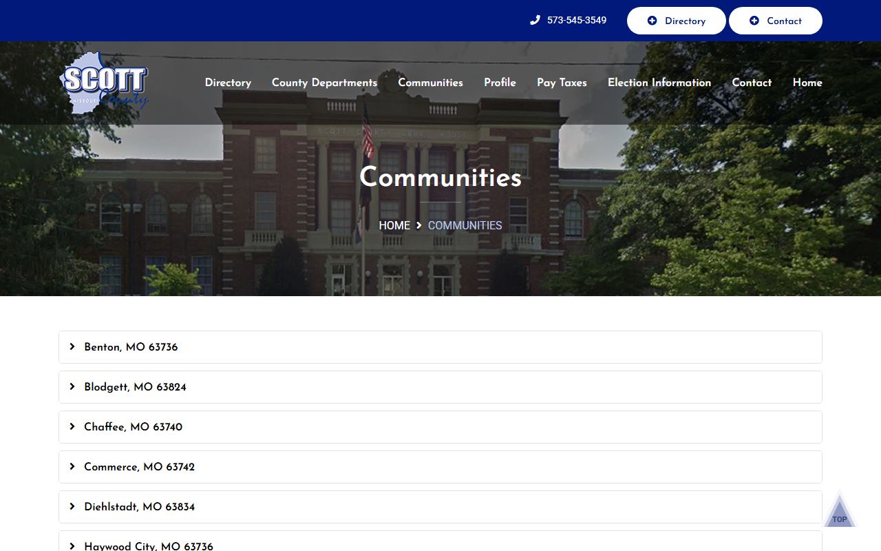 Scott County court records and local communities context
