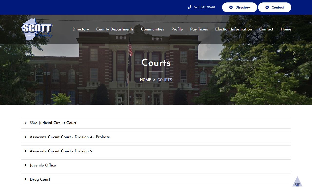 Scott County probate records Probate Division contact page